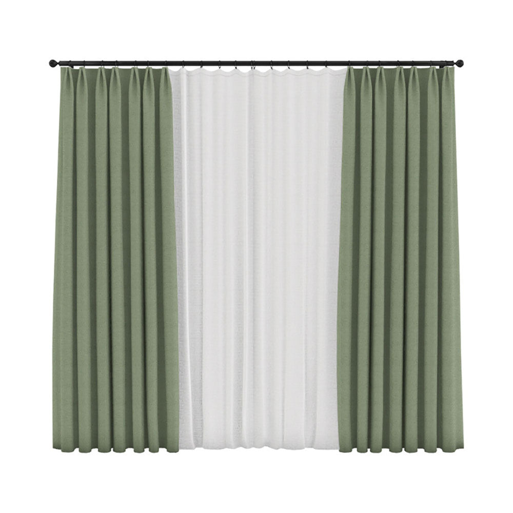 Precision Cotton and Linen Texture Curtains Customizable Polyester Chenille Curtains