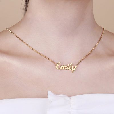 Custom Dainty Name Chain Necklace Collection Recommend