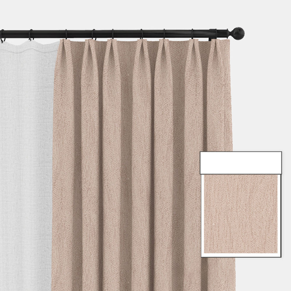 Chenille Blackout Curtains Customized Jacquard Curtains